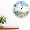 Wanduhren Sonnenuntergang Meer Landschaft Malerei Uhren Wand Home Dekoration Moderne Küche Teen Zimmer Schlafzimmer Wohnzimmer Dekor Wanduhr 230303