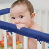 Yatak takımları 3pcs bebek beşik ray kapağı anti -çarpışma yatak kenarı koruyucular korkuluk kapağı erkek kız bebekler için makine yıkanabilir 230303