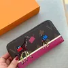Projektant Paris w stylu Paris High-end męski portfel karty kredytowej torebka portfele Portfel Billfold z luksusową torbą torebki pudełkowej