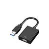 USB till VGA -adapter 2.0/3.0 Extern grafikkort Multi Display Converter 1080p för Desktop Laptop PC Monitor Projector