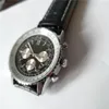 Wysokiej jakości Mans Watch 45 mm mechaniczny automatyczny ruch ze stali nierdzewnej Watchcase Man Black Heth Pasp zegarki 268204H