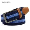 Belts Braided Woven Elastic Stretch Belt 138'' Wide Hot Sales Elastic Belt With Man Style From Factory Direct Sales Free Shipping Z0228