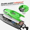 Электрические лодки детские крупные 2,4 г высокоскоростного радиосвязного дистанционного управления конкурентоспособной гребной лодкой зарядка электрическая вода RC Speedboat Toy Gift 230303