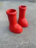 MSCHF Big Boy Boots Red Boots Astro Boots Fashion Office Rubber Outdoor Extérieur imperméable Bottes de pluie Taille 36-45
