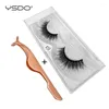 False wimpers ysdo 1 doos mink pcs wimper pincet met de hand gemaakte 3D lashes faux cilios natuurlijk