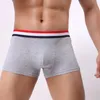 Caleçon 2023 mode Sexy hommes Boxer solide coton respirant hommes élastique sous-vêtements hommes boxeurs Shorts poche de renflement doux mâle