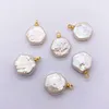 Charms Natural Water Baroque Pearo Perle Pendant Irrégulet Hexagon Designer Bijoux Faire des boucles d'oreilles Collier Bracelet ACCESSOIRES