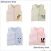 Accessoires De Cheveux Né Bébé Bande Dessinée Coton Gilets Gilet Enfants Chaud Toddler Bébés Gilet Pour Garçons Filles Vêtements Enfants Veste Sleev Dhzgc