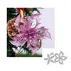 Noel Süslemeleri 1 Set Çiçek Metal Kesme Diy Scrapbooking Kabartma El Sanatları için Şablon Kalıp J8