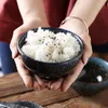Kommen fancity eenvoudige keramische creatieve persoonlijkheid bestek huissoep rijst klein in restaurants