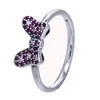 925 Silver Women Fit Pandora Ring Original Heart Crown Fashion Rings Simple Square Clear CZ pan Finger