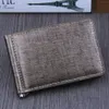 Carteras de moda para hombre, billetera plegable de cuero para negocios, tarjetero de identificación, monedero, bolsillos, dinero en efectivo, bolsa L230303