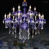 Chandeliers Crystal Beads For Bedroom Glass Crystals Chandelier Modern LED Kitchen Room Living