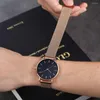 ساعات المعصم عالية الجودة بساطتها الرجال الرقيقة والنساء تشاهد الفولاذ المقاوم للصدأ Magne Mesh Strap Hight Wristwatch No Logo