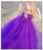 Girl Dresses Girls Maxi Dress Wedding Bow Voile Princess Party Clothes Baby Birthday Elegant Long 2 6 8 10 11 12 13 14 Years Old