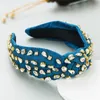 Headbands Women Girls Baroque Luxury Velvet Knot Hairband Headband Adult Hair Accessories Hair Jewley 230302