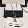 Hoogwaardige ontwerper hangschakeling ketting klassieke luxe g ketting dames alfabet ketting luxe ontwerp sieraden valentijnsdag cadeau niet-fading hypoallergeen