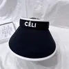 Casquette de styliste pour femmes, protection solaire d'été, vacances, voyage, couleur bonbon, lettre imprimée, visières 3022