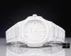 Top marka chronograf kwarc y oryginalny diamentowy zegarek Waterproof Wristwatch luksusowa marka stalowa zegarek stalowy