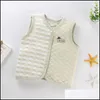 Accessoires De Cheveux Né Bébé Bande Dessinée Coton Gilets Gilet Enfants Chaud Toddler Bébés Gilet Pour Garçons Filles Vêtements Enfants Veste Sleev Dhzgc