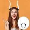 Bandanas pannband horn horn halloween får cosplay antilop hår pannband kostym get get tillbehör hoop gotiska headpieceanimal rekvisita