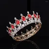 CLIPS HABELA Pink Red Blue Girls Party Performance Use Tiara Lady's Wedding Noiva Tiaras