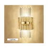 Wall Lamps Modern Luxury Crystal Led Lamp Living Room Bedroom Bedside Decor Home American Sconce Light FixtureWall