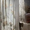 Curtain Curtains For Bedroom Living Dining Room Modern Luxury Gold Thread Leaf Jacquard High Precision Color Matching Windows Door