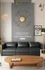 Relógios de parede Relógio nórdico Relógio Decoração da sala de estar Moderno Design minimalista Metal Creative House Housedoms Watch