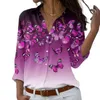 Women's Polos Womens Tops And Blouses Floral Printed Shirt Office Blusas Mujer De Moda Long Sleeve Blouse Women Shirts Clothes