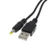 1PC 1M USB Male para 4,0 x 1,7 mm Cabo DC 5V 1A 4,0*1,7 Carga de energia para a Sony PSP