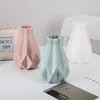 Vases Modern Flower Vase Decoration Home Plastic White Imitation Ceramic Pot Basket Nordic Desktop Decor