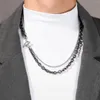 Hanger kettingen topkwaliteit slot ketting ketting roestvrijstalen heren ketting hiphop sieraden vintage stijl druppel 2023 coole jongen aankomst