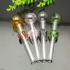 Tuyaux fumant Nouvelle Europe et Americaglass Pipe Bubbler Fumer Fumer Pipe Water Glass Bong Bong Hot Pot avec