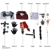 Anime Costumes Anime Game Genshin Impact Tartaglia Cosplay Come Childe Full Set Wig Earrings Halloween Party Comes Z0301