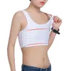 Kvinnors shapers s-3xl stärker bandage förstärkta korta korsett tomboy lesbiska tank tops bröstband shaper bröst bindemedel trans väst
