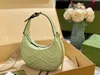 Marmont Small Shoulder Bag on Gold Chain Strap 443497 Sage Green Leather Crossbody Handbag Embroidery Satchel Bags Quilted Tote Bag Mini Cell Phone