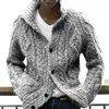 Pulls pour hommes pull Cardigan manteau mode décontractée lâche plaine tricoté mince vêtements pour hommes boutonné pull manteaux Cardigans hauts 230302