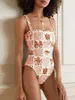 Women's Swimwear 2023 Ladies Sexy Backless Swimsuit High Quality Printed One-Piece Slim Suit Bikini Surfing Suit Swimsuit T230303