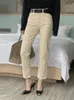Damesjeans Fiords Brand Vintage High Taille Beige Jeans Women Koreaans Casual Skinny Stretch Jeans Streetwear Straight Harajuku Jeans 230303
