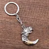 Keychains Julie Drop 10st/Lot the Lost Tomb Golden Model Amulet Alloy Keychain Key Ring Holder Porte Clef Chaveiro