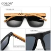 Neue schwarze Sonnenbrille Holz polarisierte Sonnenbrille Herren Brille handgemachte UV400 Schutz Brille Retro Holz Sonnenbrille