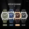 Wristwatches Drop 2023 Selling Products Stainless Steel Automatic Mechanical Watch Men Sports Watches Rubber Strap Male