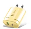 20W PD USB C chargeur 5V 2A double Ports mur charge rapide type-c adaptateur de téléphone pour iPhone 13 12 iPad Huawei Xiaomi Samsung