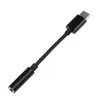 2023 Type-C USB-C MANA till 3,5 mm hörlur Kabel mobiltelefonadapter Aux Audio Female Jack för Samsung Note 10 20 Plus