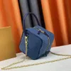 Woman Square Shoulder Bags Fashion makeup Handbag Casual Leather Crossbody Bag Pouch Womens Wallets Daily Coin Storage purse