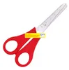 500pcs Wholesale Plastic Children Cutter Kids Safety Scissors DIY Scale Ruler Scissor Child Stationery Office Student sShears