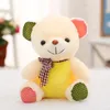 Stuffed Animals Plush Toys Teddy Bear Plush Doll Teddys Bear Ins Colored Bears Crawler Dolls Christmas Children's Gift Home Ornament 28cm E41