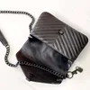 COLLEGE MEDIUM luxurys مصمم حقيبة Crossbody مبطن حمل حقيبة حقائب المحافظ النسائية جلد طبيعي رفرف سلسلة shouder رسول حقائب 24 سنتيمتر Effini