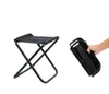 Meubles de camp pliant petit tabouret banc portable extérieur jument ultra léger métro train voyage pique-nique camping pêche chaise pliable6